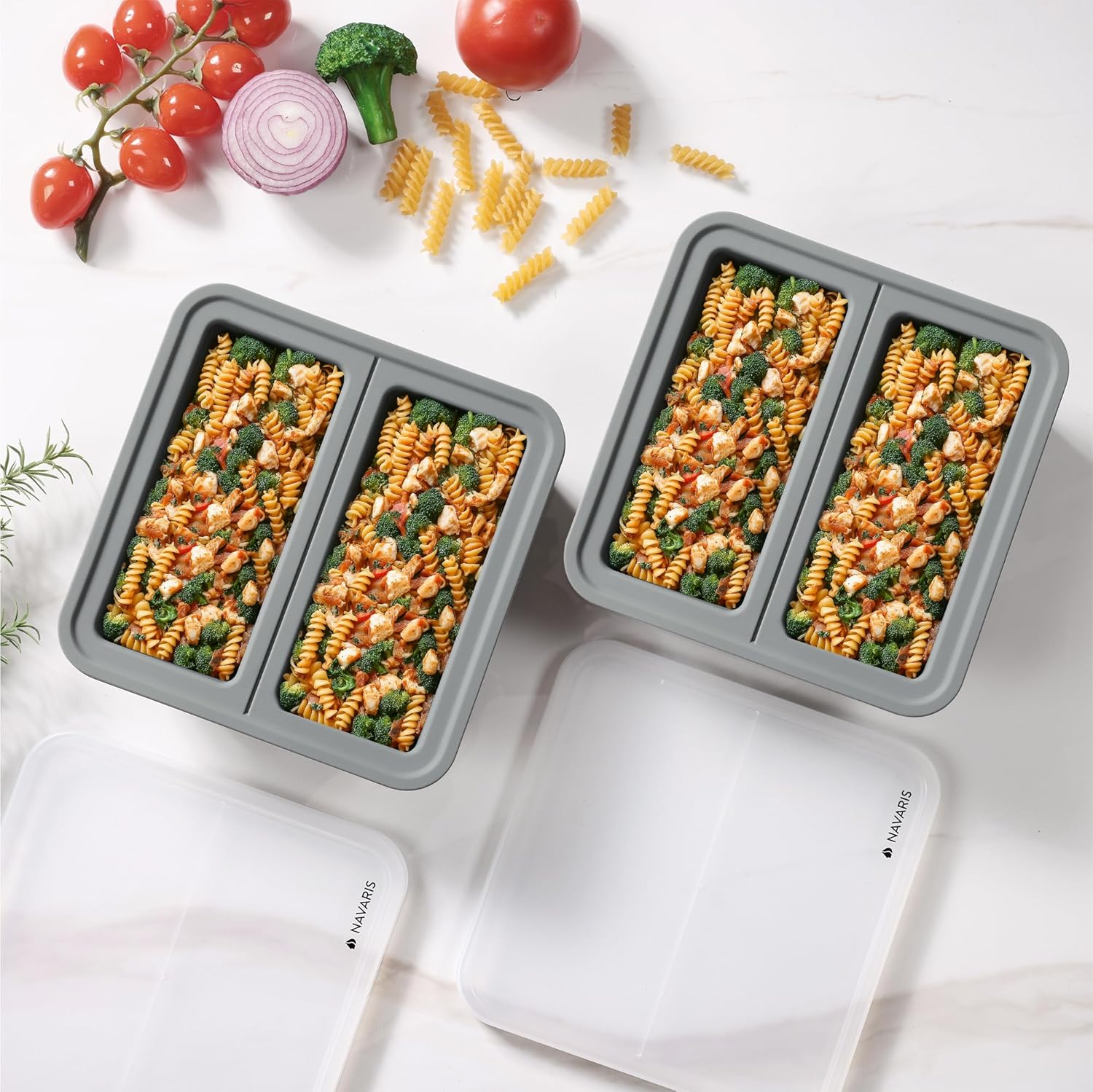 Set 2 Stampi in Silicone per Congelatore